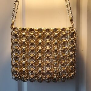 Vintage Walborg Metallic Chain Bag
